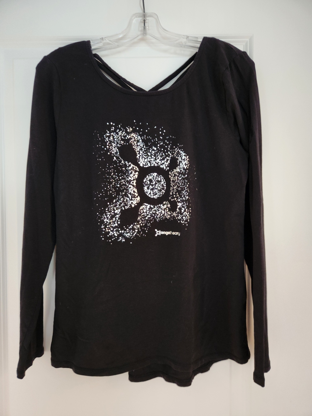 Orangetheory Black Long-Sleeve Graphic Women's Top